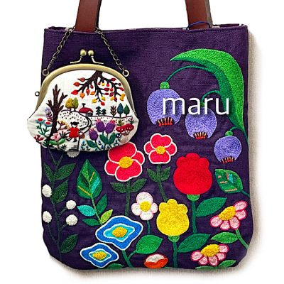 maruさんの【手刺繍のバッグ】